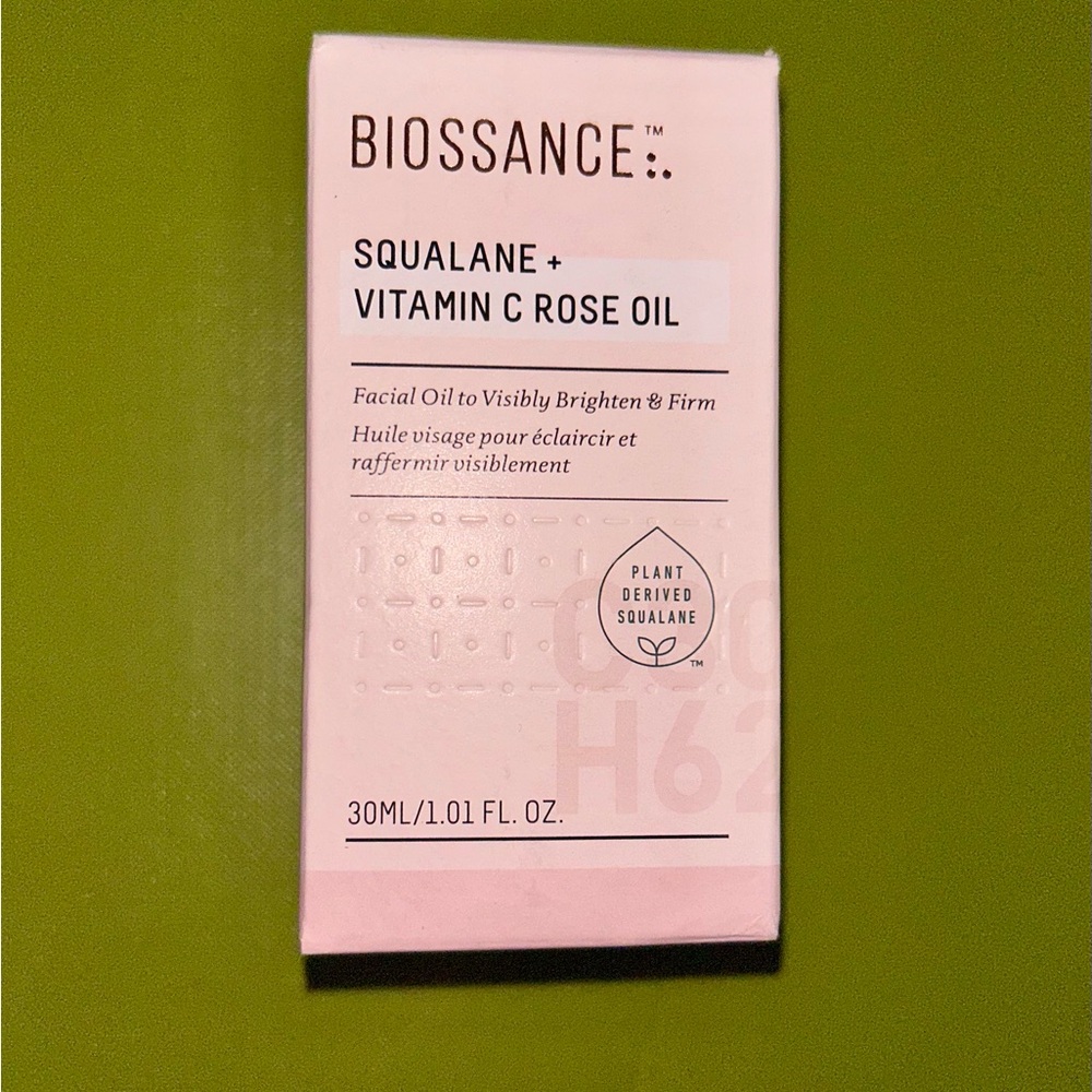 Biossance Squalane + Vitamin C Rose Oil - Soft Pink